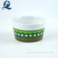 Ceramic Tableware Colorful Round Soup Bowl Set